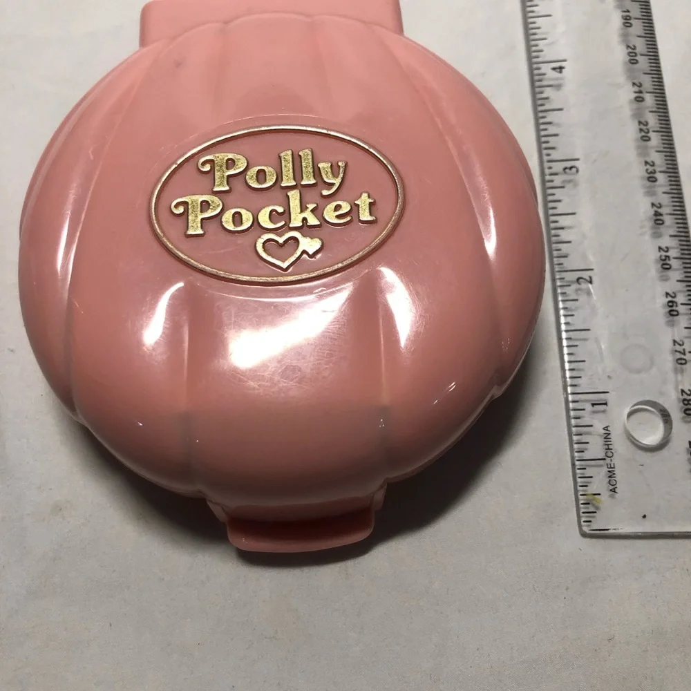 Polly Pocket Nancy's Wedding Day Pink Shell Compact Bluebird Toys Vintage 1989 - Picture 7 of 10